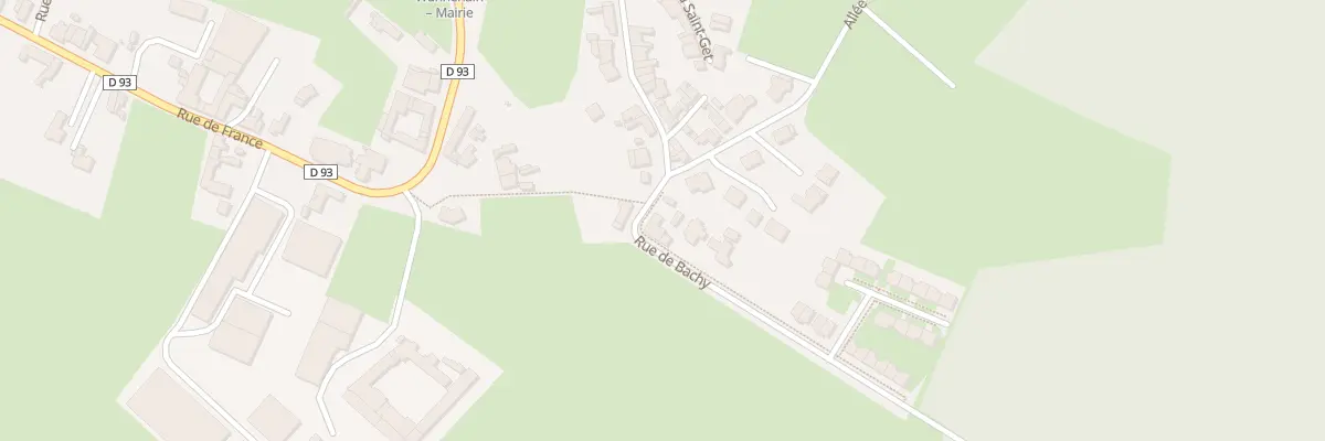 Plan du 267 Rue du Saint Get à Wannehain