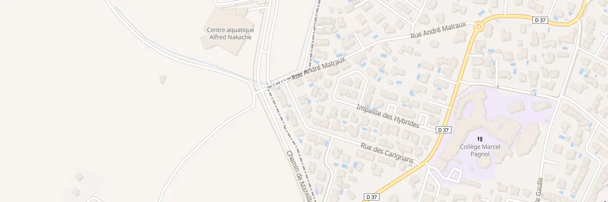 Plan du 8 Rue du Cinsault à Sérignan