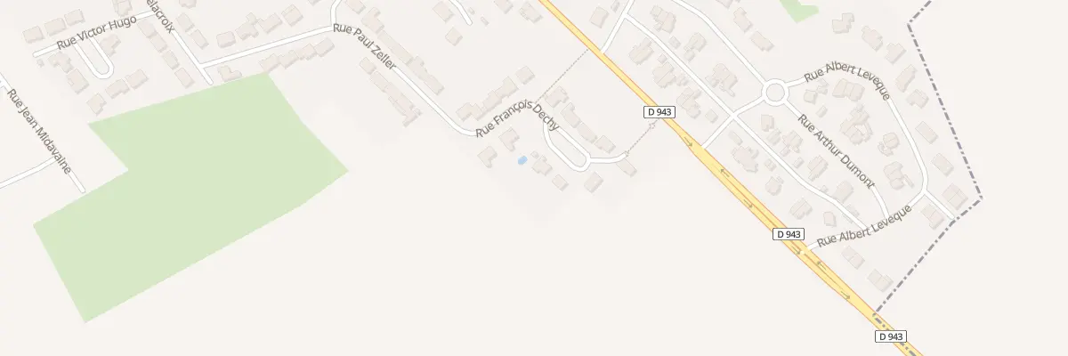 Plan du 6 Rue Francois Dechy à Émerchicourt