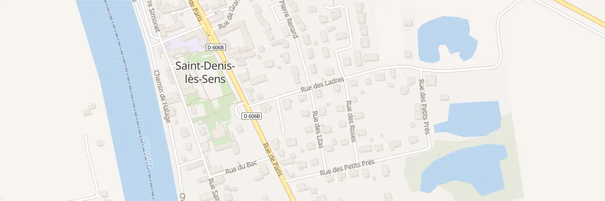 Plan du 9 Rue des Ladres à Saint-Denis-lès-Sens