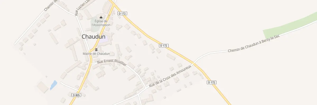 Plan du 6 Rue de l’Abbaye Notre Dame à Chaudun