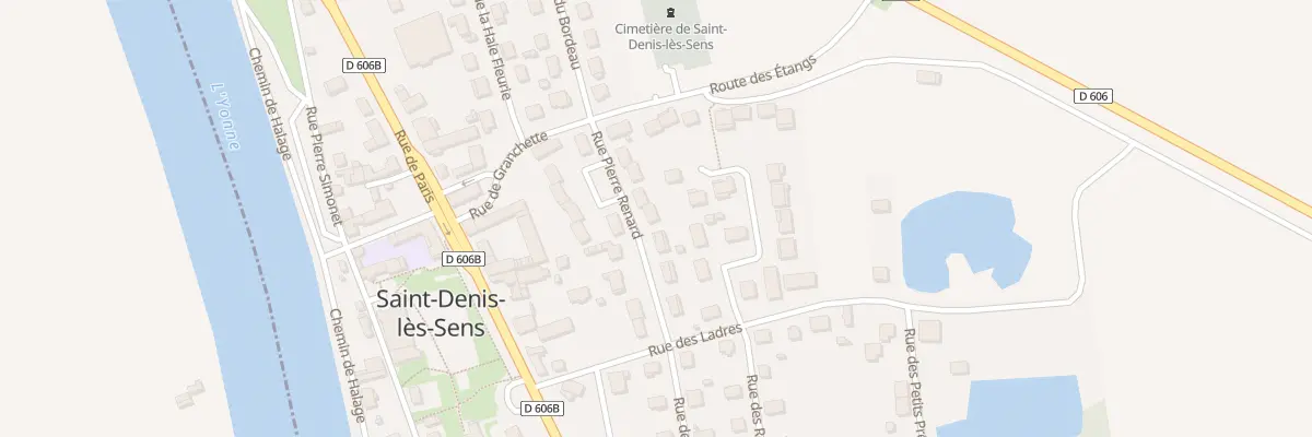 Plan du 8 Rue Pierre Renard à Saint-Denis-lès-Sens
