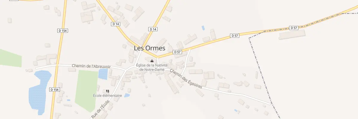Plan du 42B Les Ormes aux Ormes