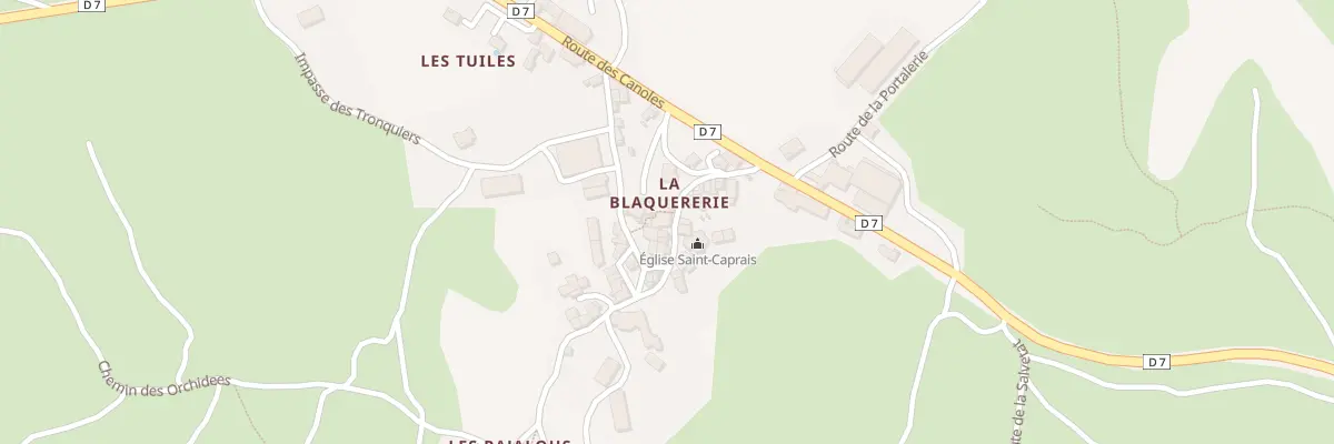 Plan du 5113 La Blaquererie à La Couvertoirade