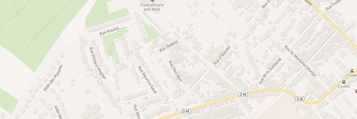 Plan du 20B Rue Paul Bert à Saint-Quentin