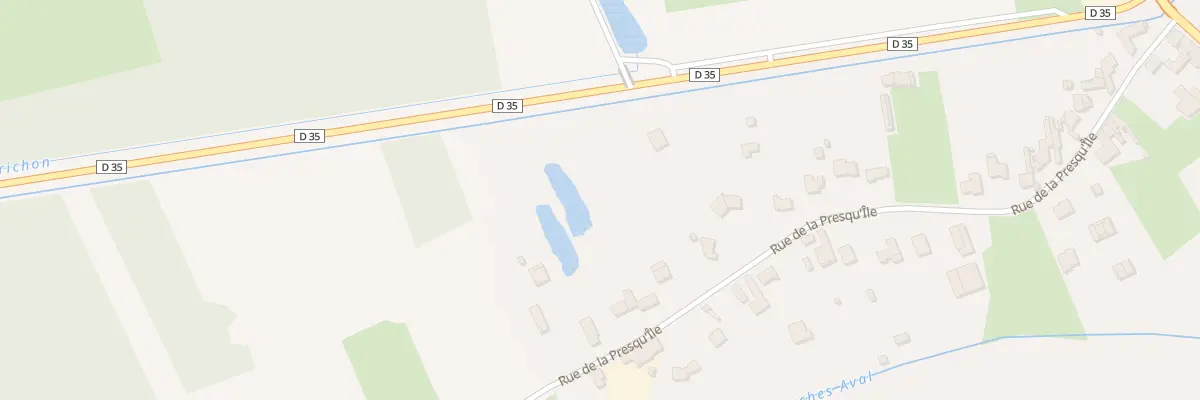 Plan du 42 Rue de la Presqu’Ile à Marchiennes