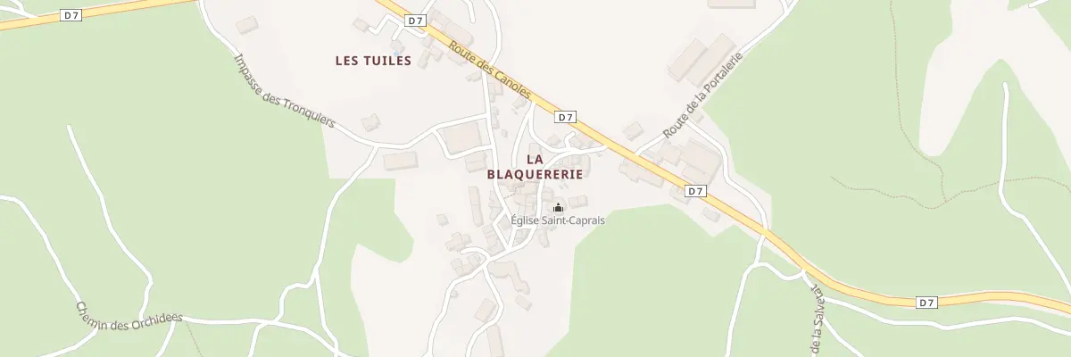 Plan du 5112 La Blaquererie à La Couvertoirade