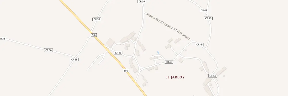 Plan du 214 Le Jarloy à Lainsecq