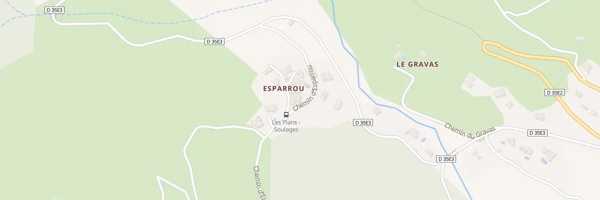 Plan du 178 Che d’Esparou aux Plans