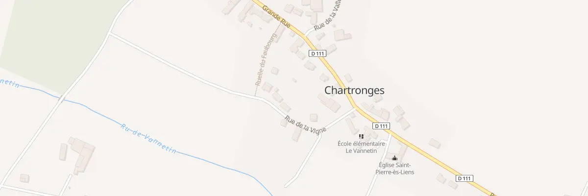 Plan du 6 Rue de la Vigne à Chartronges