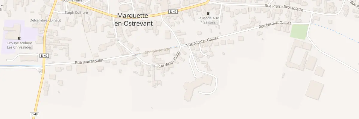 Plan du 12B Rue Victor Hugo à Marquette-en-Ostrevant