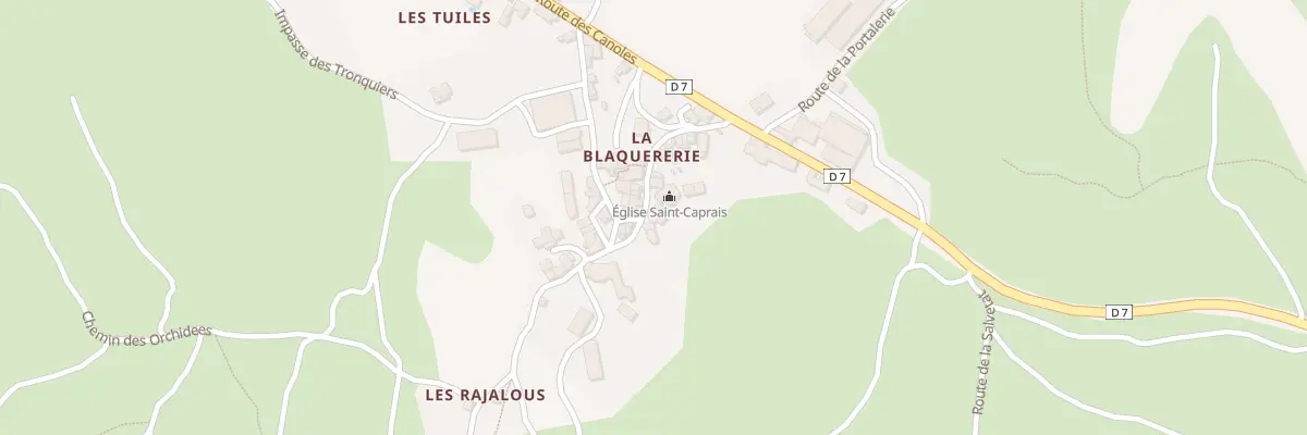 Plan du 5111 La Blaquererie à La Couvertoirade