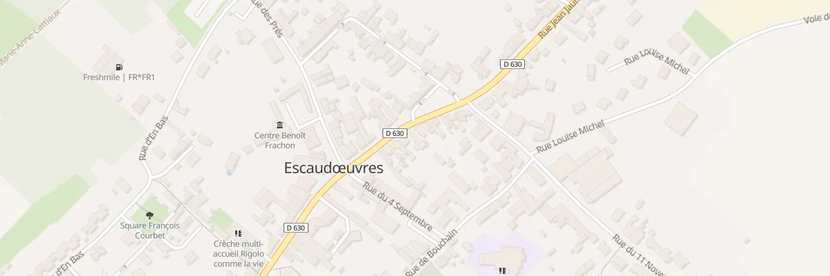 Plan du 316 Rue Jean Jaurès à Escaudœuvres
