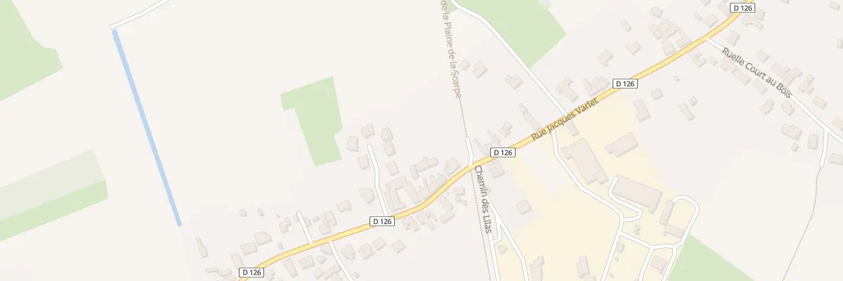 Plan du 664 Rue Jacques Varlet à Beuvry-la-Forêt