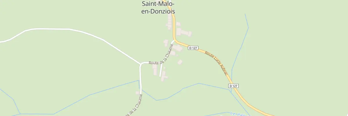 Plan du 1 Rte de la Chaume à Saint-Malo-en-Donziois
