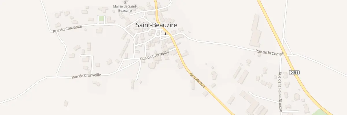 Plan du 1 Rue de Cronveille à Saint-Beauzire