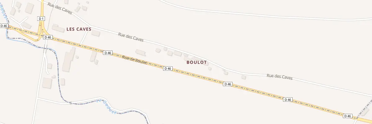 Plan du 17 Rue de Boulot à Saulcet
