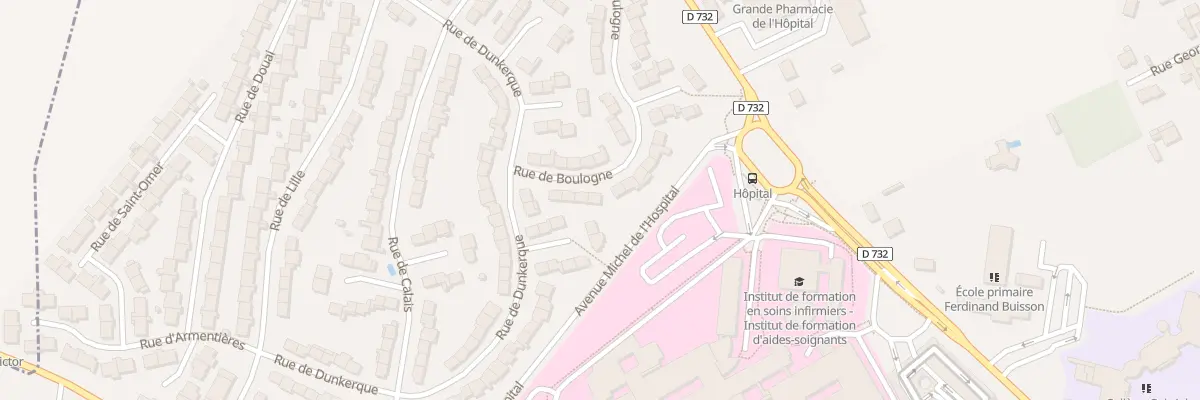 Plan du 65 Rue de Boulogne à Saint-Quentin