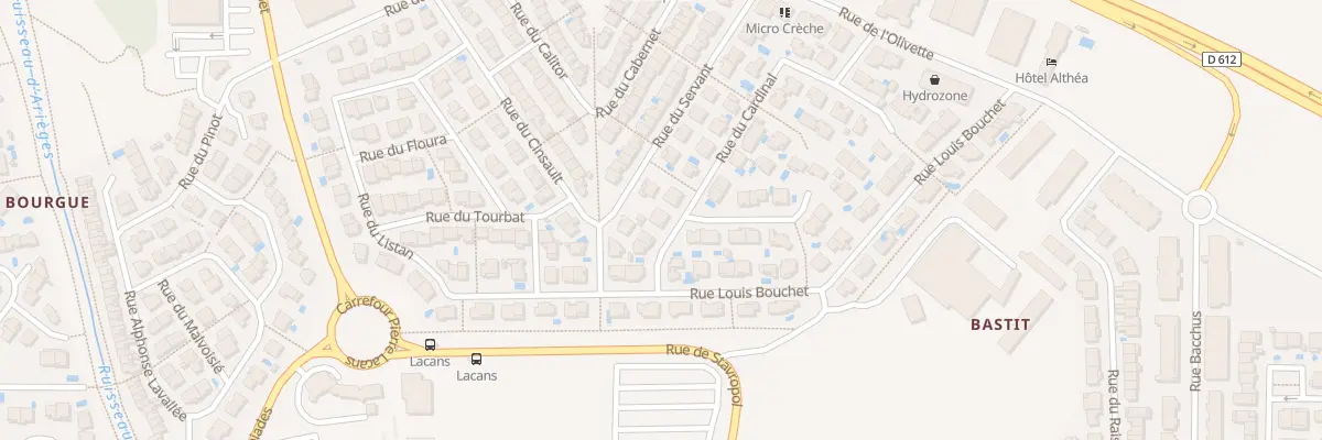 Plan du 7 Rue du Cardinal à Béziers