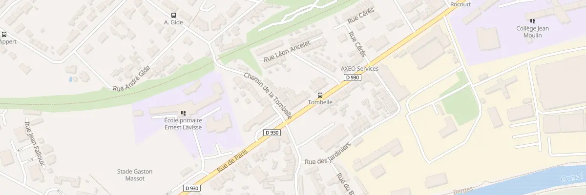 Plan du 210 Rue de Paris à Saint-Quentin