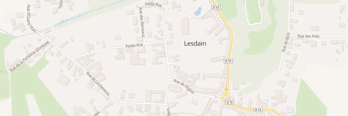 Plan du 4 Ptr Petite Rue à Lesdain