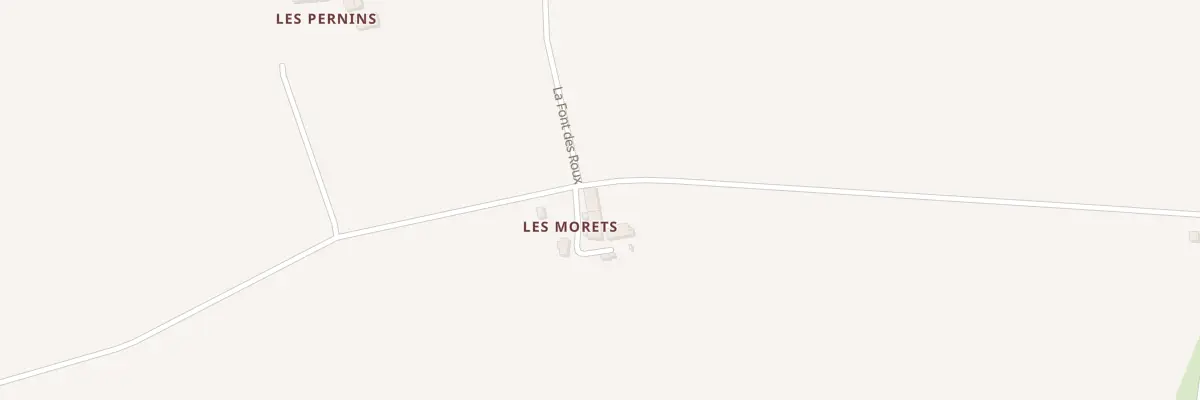 Plan du 1 Les Morets à Besson