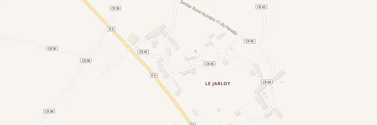 Plan du 216 Le Jarloy à Lainsecq