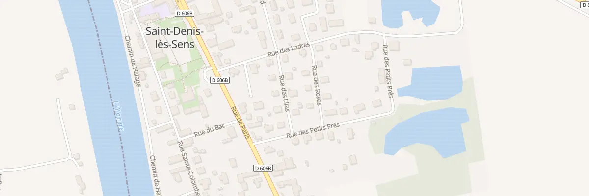 Plan du 4 Rue des Lilas à Saint-Denis-lès-Sens