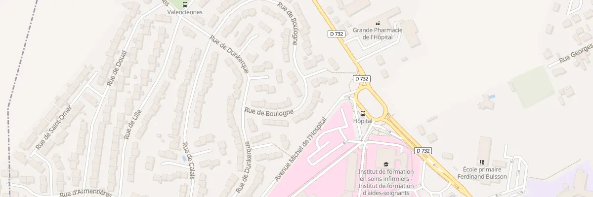 Plan du 38 Rue de Boulogne à Saint-Quentin