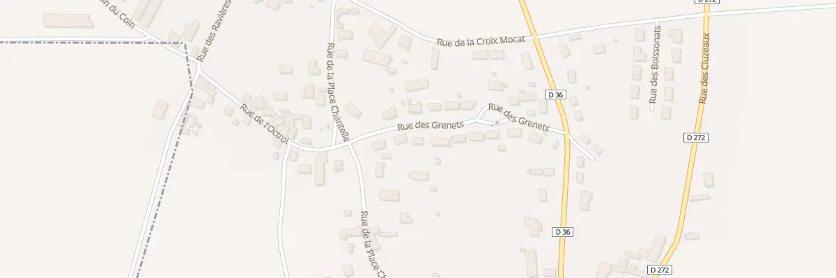Plan du 15 Rue des Grenets à Biozat