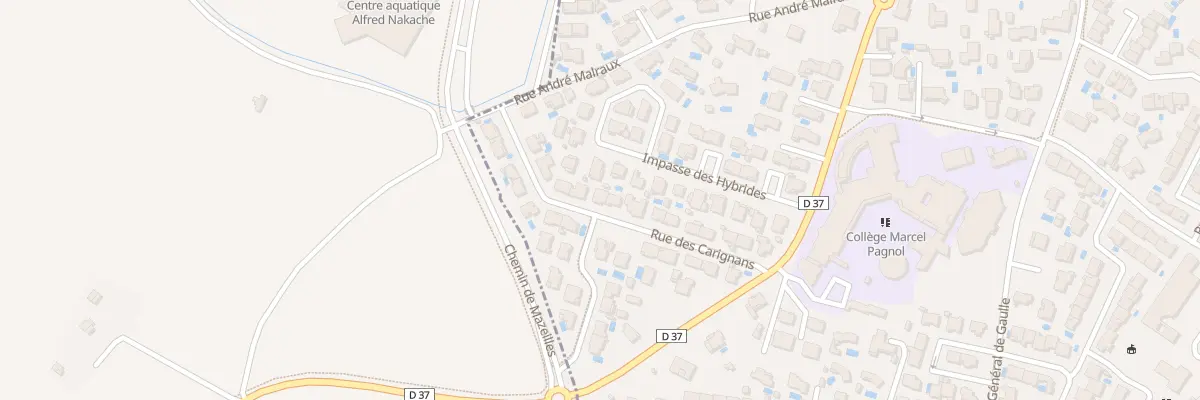 Plan du 18B Rue des Carignans à Sérignan