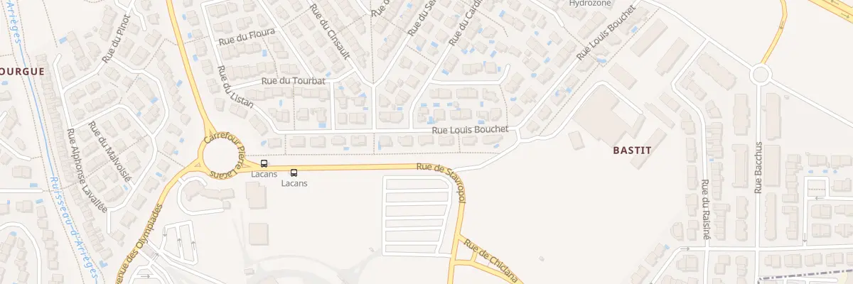 Plan du 6 Rue Louis Bouchet à Béziers