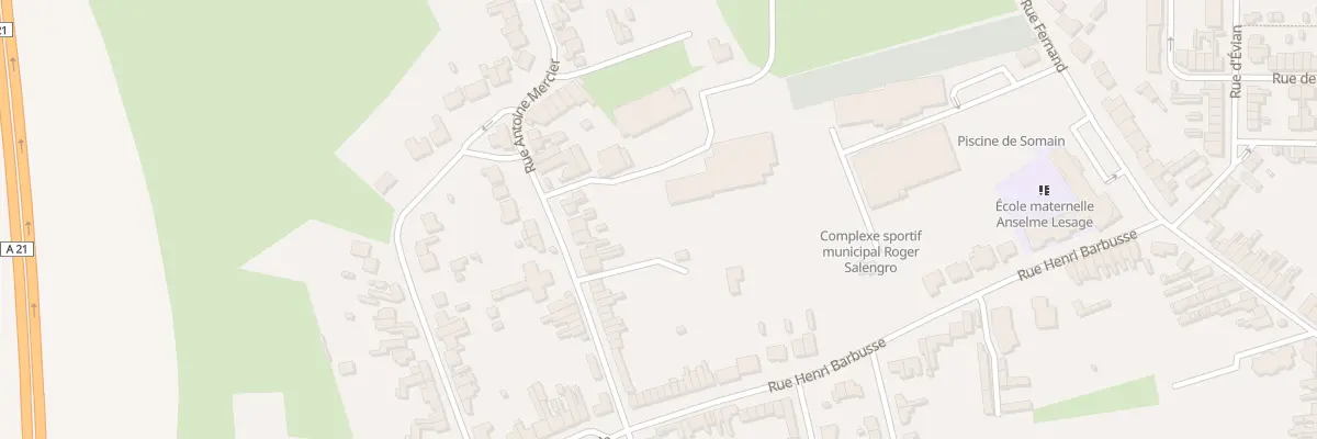 Plan du 26 Rue Antoine Mercier à Somain