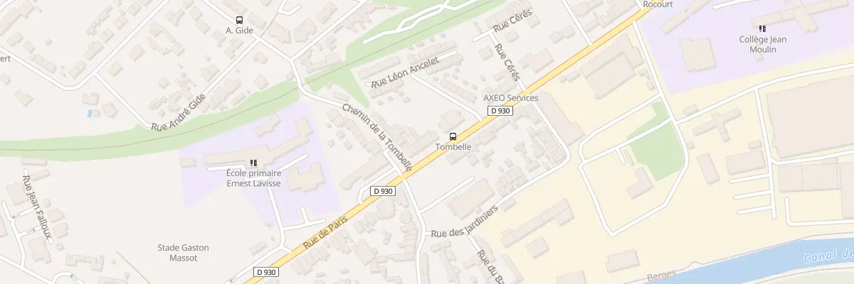 Plan du 208 Rue de Paris à Saint-Quentin