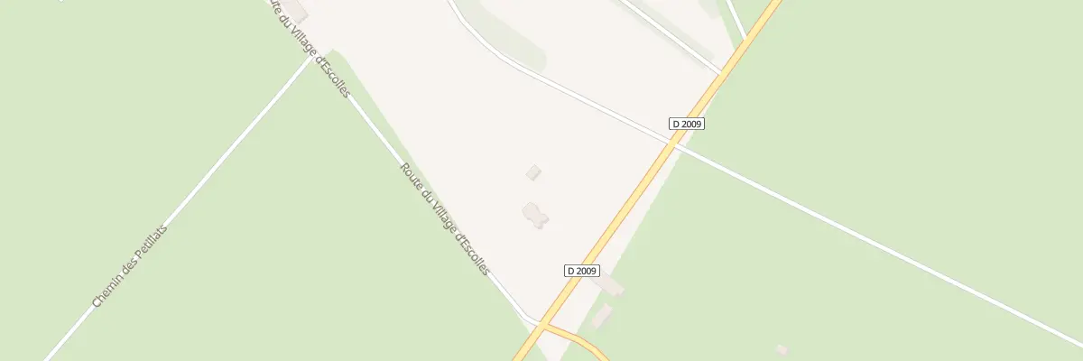 Plan du 2 Vge d’Escolles à Broût-Vernet