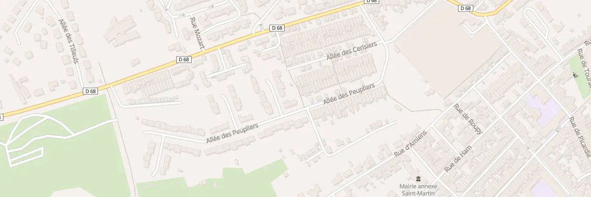 Plan du 52 All des Peupliers à Saint-Quentin