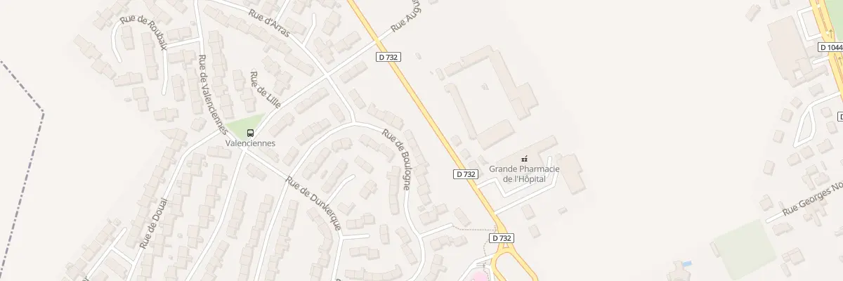 Plan du 23 Rue de Boulogne à Saint-Quentin