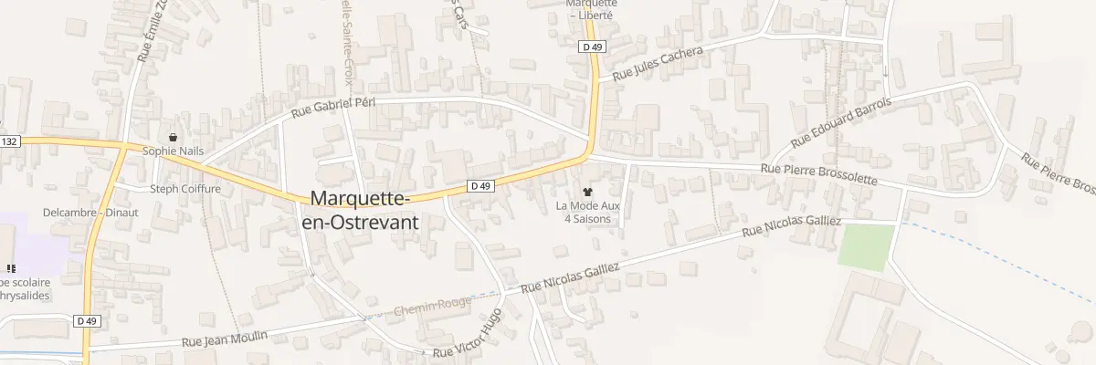 Plan du 8 Rue Pasteur à Marquette-en-Ostrevant