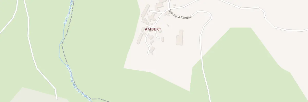 Plan du 5090 Ambert à Mercœur