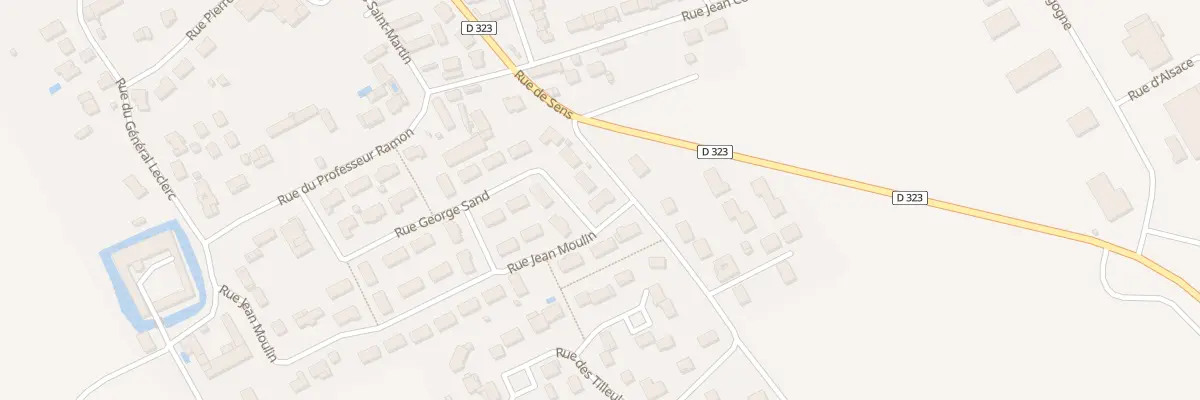 Plan du 22 Rue Jean Moulin à Cuy