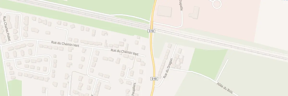 Plan du 20 Rue du Chemin Vert à Wannehain
