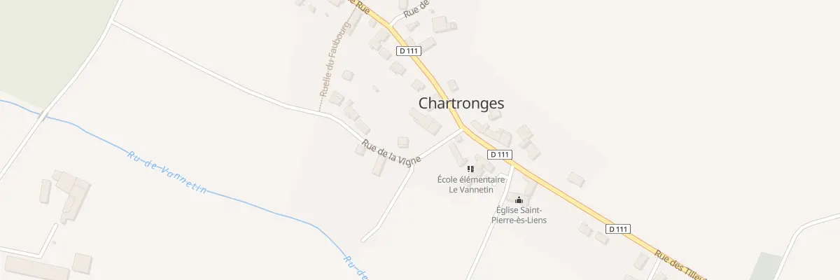 Plan du 2 Rue de la Vigne à Chartronges