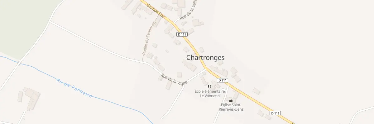 Plan du 5900 Rue de la Vigne à Chartronges