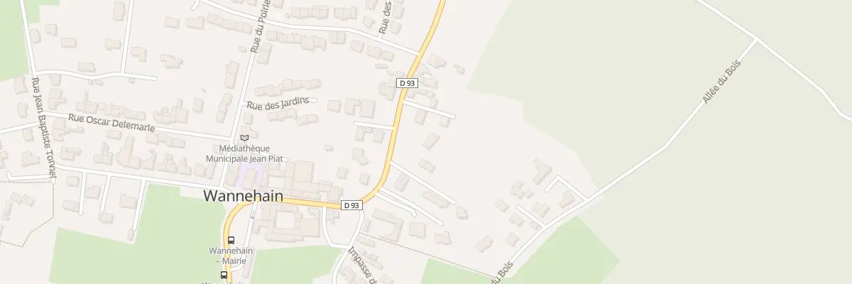 Plan du 72 Rue de Camphin à Wannehain