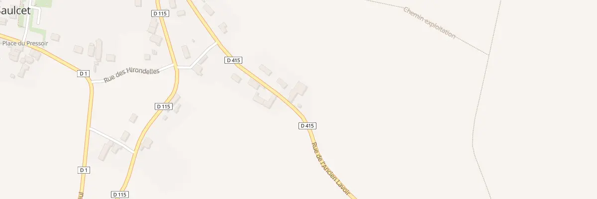 Plan du 15 Rue de l’Ancien Lavoir à Saulcet