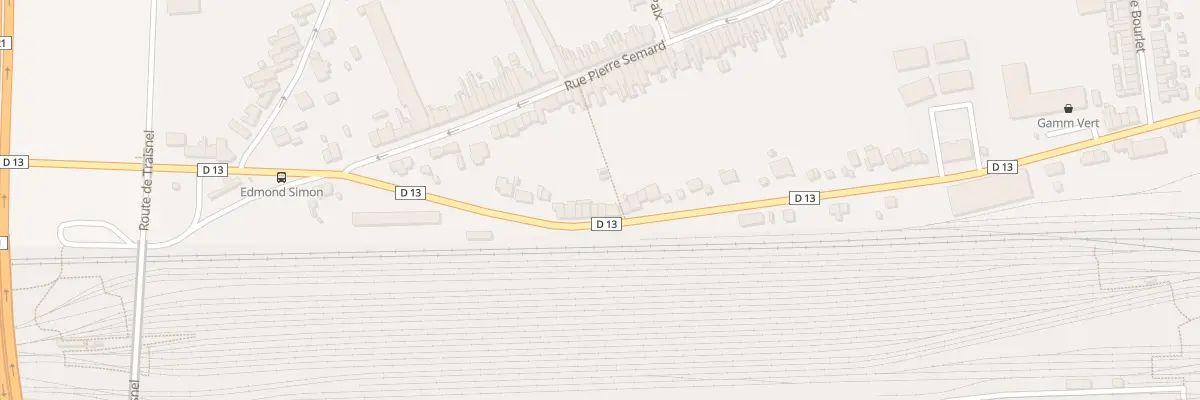 Plan du 154 Rue Edmond Simon à Somain