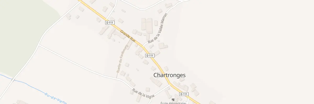 Plan du 17 Grande Rue à Chartronges