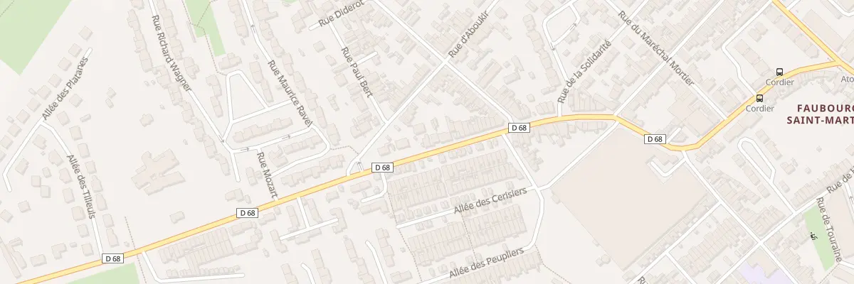 Plan du 112 Rue du Docteur Cordier à Saint-Quentin