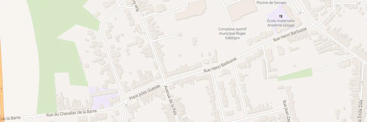 Plan du 62 Rue Henri Barbusse à Somain