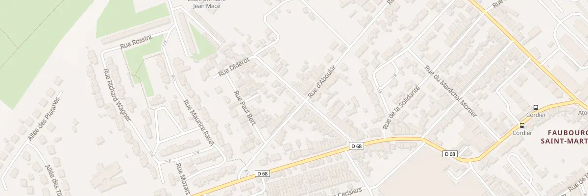 Plan du 27 Rue Jean-baptiste Langrand à Saint-Quentin